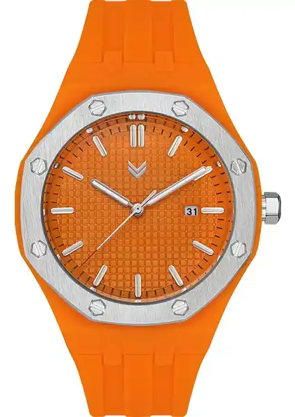 Hummel Kadın Erkek Spor Kol Saati Gümüş Turuncu HM-2004MA-5 Özellikleri ve Tasarımı