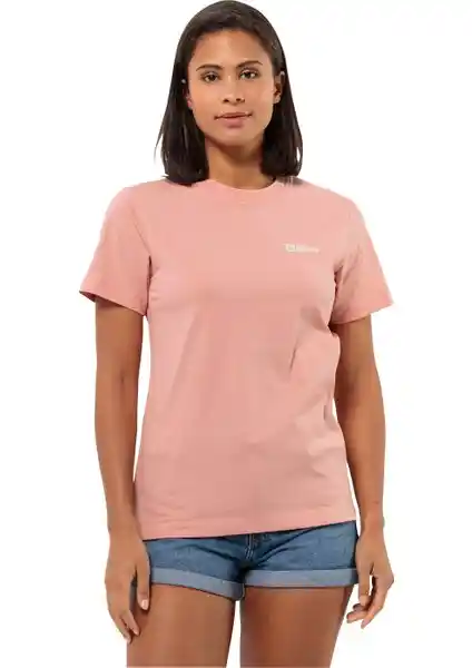 Jack Wolfskin Essential Kadın Outdoor Tişört Günlük ve Spor Kullanımı İçin Şık ve Konforlu Tasarım