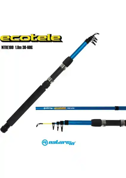 Nature In Ecotele 1.80M Teleskopik Balıkçılık Kamışı Hafif ve Dayanıklı Tasarım