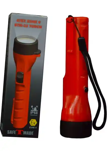 Safetmade Atex Exproof Küçük Boy El Feneri Zone 0 Güvenli ve Dayanıklı Endüstriyel Aydınlatma