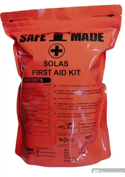 Safetmade Solas İlk Yardım Seti: Deniz Güvenliği ve Kalite Standartlarına Uygun