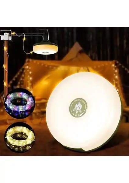 Shufa 4'ü 1 Arada Kamp Lambası: Çok Yönlü, Dayanıklı ve Taşınabilir Doğa Aksesuarı