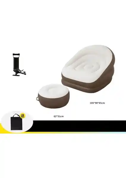 Shufa Taşınabilir Tek Kişilik Şişme Koltuk: Konfor ve Pratiklik Sunan Hafif Mobilya Çözümü