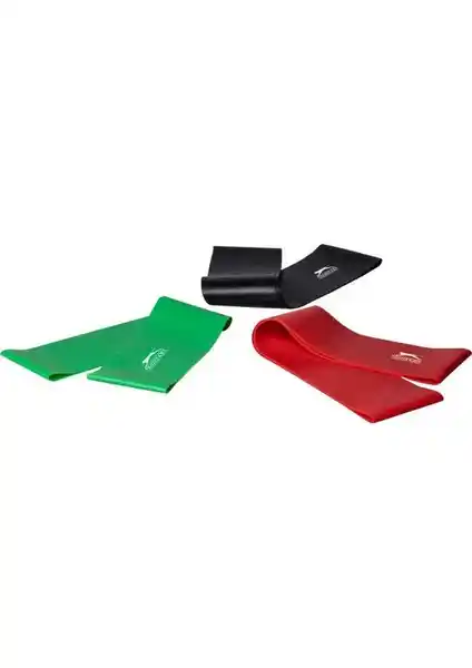 Slazenger Üçlü Mini Loop Band Seti: Çok Seviyeli Dirençli Pilates ve Egzersiz Aksesuarları