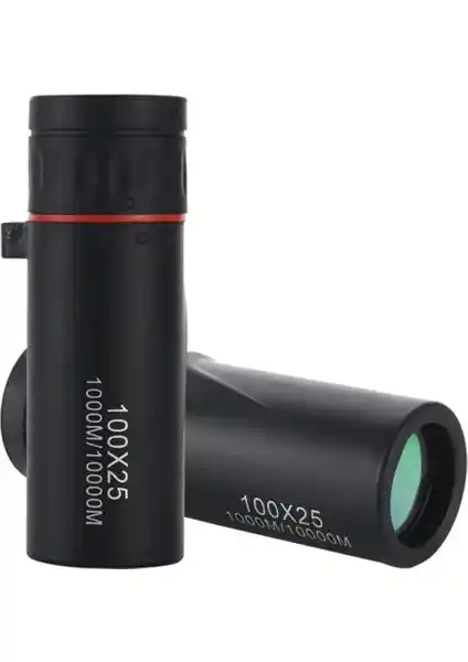 UmoTech 100X25 Tek Gözlü Dürbün Doğa ve Spor Aktiviteleri İçin Yüksek Performanslı Optik Cihaz