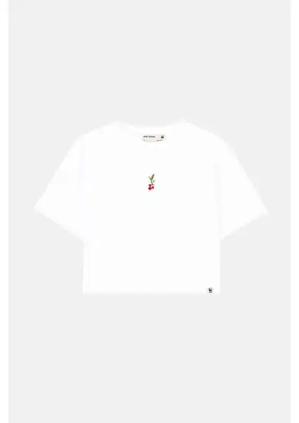WWF Market Karaye<miş> Hafif Crop T-Shirt Beyaz Doğa Temalı ve Sürdürülebilir Moda Seçeneği