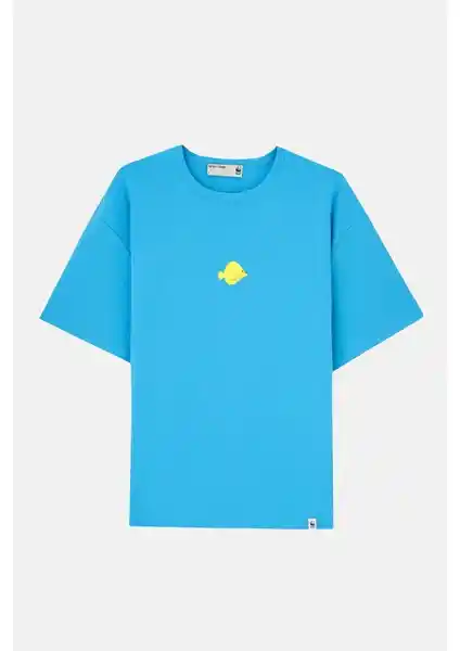 WWF Market Sarı Tang Oversize Premium T-Shirt - Dayanıklı ve Sürdürülebilir Moda Ürünü