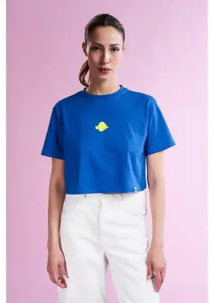 WWF Sarı Tang Hafif Kesim Tişört - Yaz Ayları İçin Doğa Dostu ve Şık Seçenek