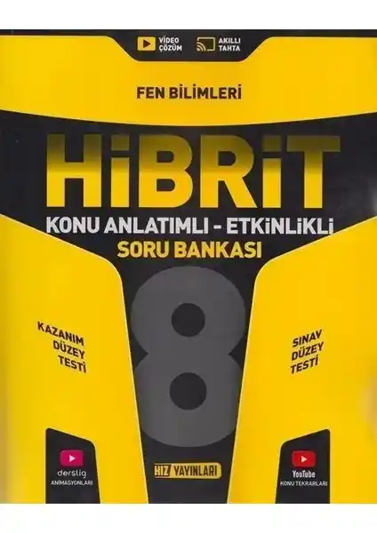 8. Sınıf Fen Bilimleri Konu Anlatımlı Etkinlikli Hibrit Soru Bankası Özellikleri ve Öğrenci Yorumları
