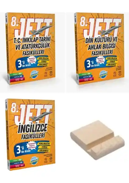 8. Sınıf LGS İçin Ünlüler Karması Fasikülleri Seti İnkılap, Din ve İngilizce Dersleri