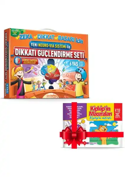 Adeda Dikkati Güçlendirme Seti 6 Yaş Çocuklar İçin Eğitici Hikaye Kitabı