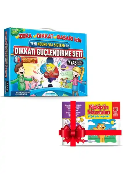 Adeda Dikkati Güçlendirme Seti Yedi Yaş Çocuklar İçin Hikaye ve Odaklanma Aracı