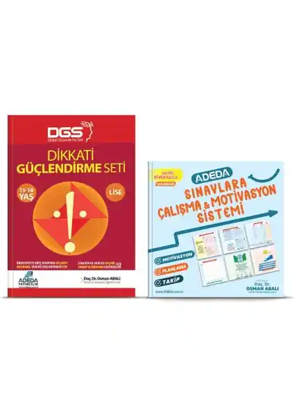Adeda Yayıncılık Dikkati Güçlendirme Seti 15-18 Yaş Gençler İçin Odak ve Motivasyon Artırıcı
