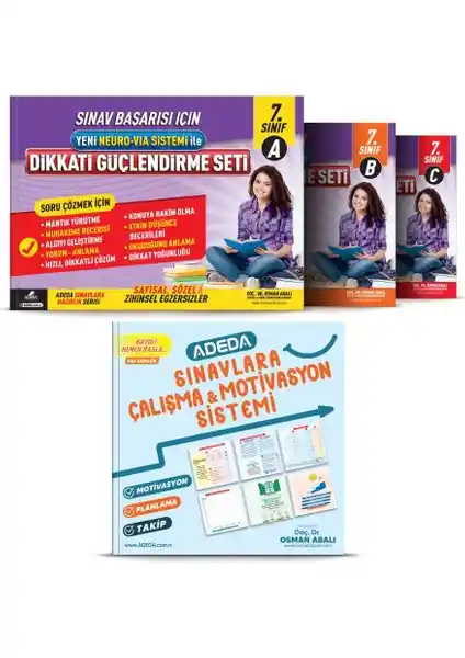 Adeda Yayıncılık Dikkati Güçlendirme ve Motivasyon Seti: Öğrencilerin Akademik ve Bilişsel Gelişimine Katkı