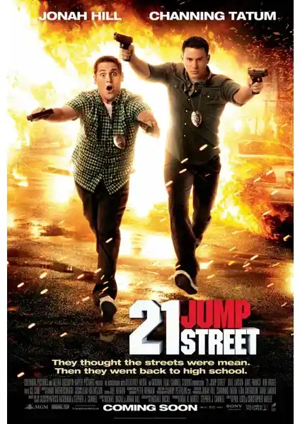 Aktüel 21 Jump Street (2012) Film Temalı Yüksek Kaliteli Ultra HD Duvar Posteri