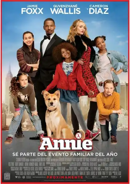 Aktüel Annie 2014 Poster Modern ve Dayanıklı Duvar Dekoru Seçenekleri