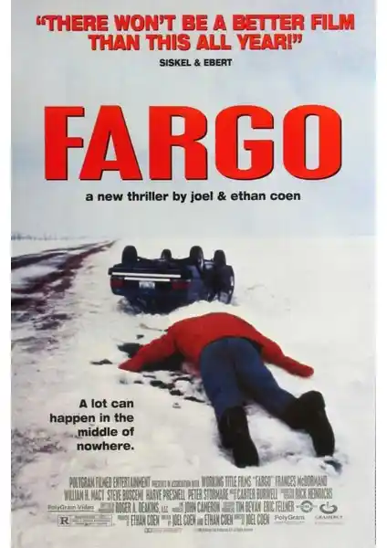 Aktüel Fargo 1996 Büyük Boyutlu Sanatsal Duvar Posteri - Dayanıklı ve Yüksek Kalite Tasarım