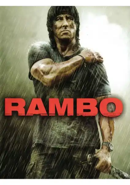 Aktüel Rambo 2008 Poster Modern Dekorasyon İçin Yüksek Kaliteli Duvar Sanatı