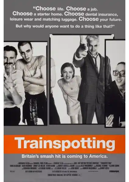 Aktüel Trainspotting (1996) Poster ile Ev Dekorasyonunda Estetik ve Dayanıklılık