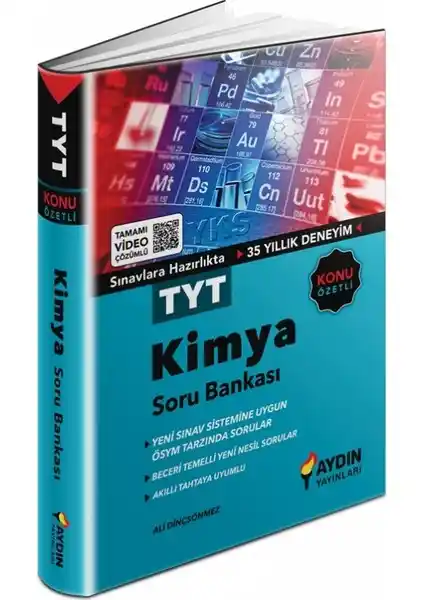 Aydın Yayınları TYT Kimya Konu Özetli Soru Bankası Öğrencilere Pratik ve Güvenilir Kaynak