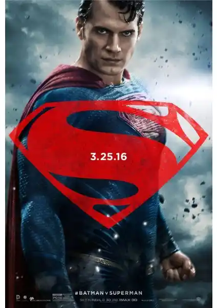 Batman v Superman Dawn of Justice Poster: Modern ve Estetik Dekorasyon Seçeneği