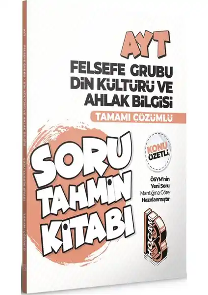 Benim Hocam Yayınları AYT Din Kültürü ve Felsefe Soru Kitabı Güncel İçeriklerle Sınava Hazırlık