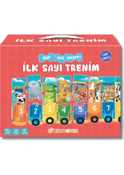 Bi Kutu Oyun İlk Sayı Trenim Çocuklar İçin Eğitici ve Eğlenceli Öğrenme Seti
