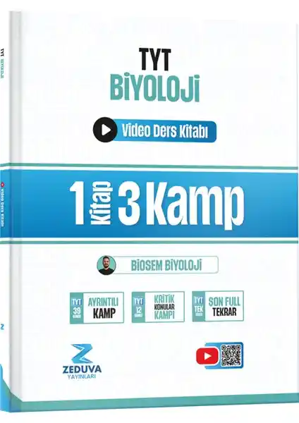 Biosem TYT Biyoloji 1 Kitabı ve Video Derslerle Güncel Müfredatla Öğrenme Yolu
