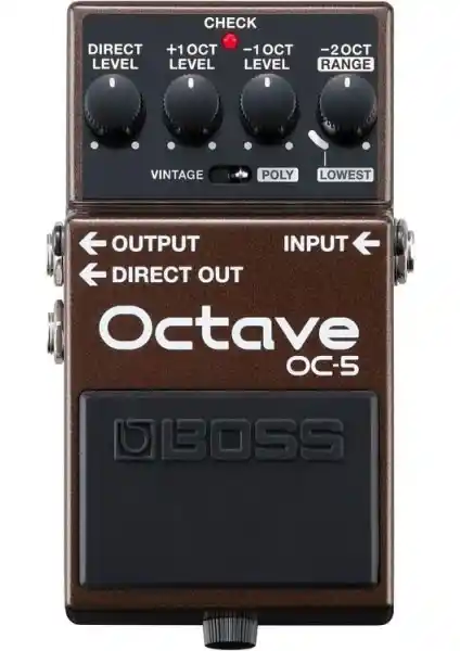 Boss OC-5 Octave Pedalı Profesyonel Müzik Performansları İçin Yenilikçi Efekt Aracı