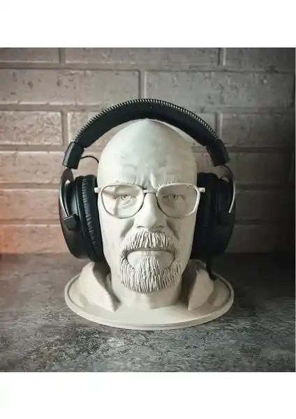 Breaking Bad Temalı Kulaklık Standı Walter White Tasarımı Modern Dekorasyon