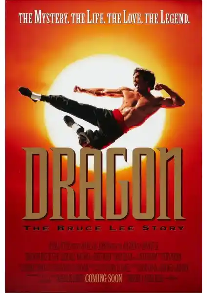 Bruce Lee'nin Efsanevi Görüntüsünü Yansıtan Dayanıklı Duvar Posteri