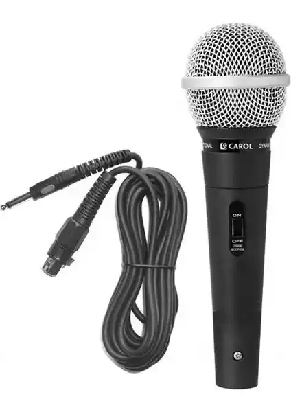 Carol GS-55 Kablolu Dinamik El Mikrofonu Profesyonel Ses Deneyimi İçin Uygun Seçenek