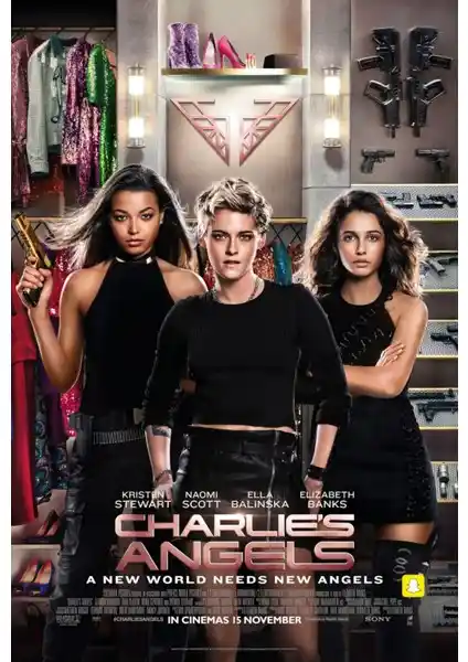 Charlie’s Angels 2019 Posterleri Modern Dekorasyon İçin Yüksek Kalite ve Dayanıklılık