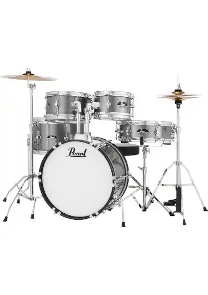 Çocuklar İçin Dayanıklı ve Eğlenceli Pearl Roadshow Jr. Grindstone Sparkle Davul Seti