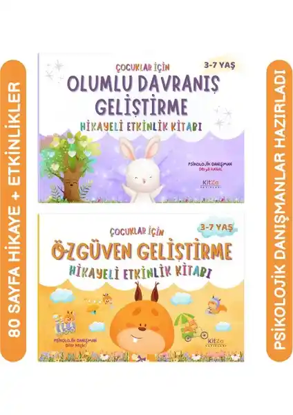 Çocuklar İçin Özgüven ve Pozitif Davranışları Geliştiren Etkileşimli Hikaye Seti (3-7 Yaş)