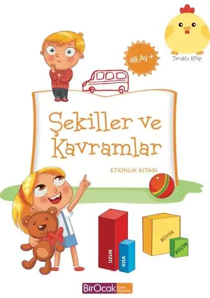 Çocuklar İçin Şekiller ve Kavramlar Etkinlik Kitabı Gelişimsel Öğrenme İçin Uygun
