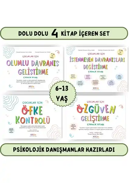 Çocukların Duygusal ve Sosyal Gelişimini Destekleyen Kitza Yayınları Seti
