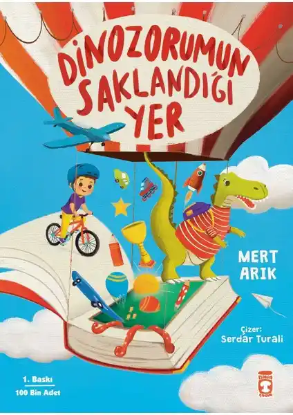 Dinozorumun Saklanğı Yeri: Çocuklar İçin Eğlenceli ve Eğitici Macera Kitabı