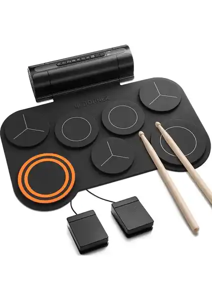 Donner DED-20 7 Padli Elektro Davul: Yüksek Kalite ve Performans Sunan Modern Müzik Aleti