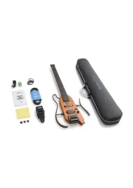 Donner HUSH-X Headless Traveller Elektro Gitar Seti Yenilikçi ve Taşınabilir Tasarımıyla Müzik Tutkunlarının Tercihi