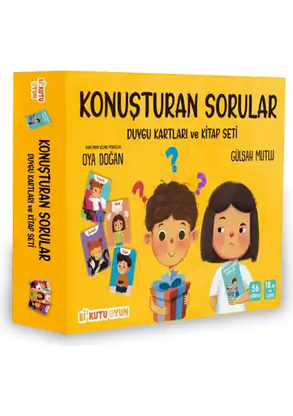 Duygusal Zekayı Geliştiren Çocuklar İçin Duygu Kartları ve Kitap Seti