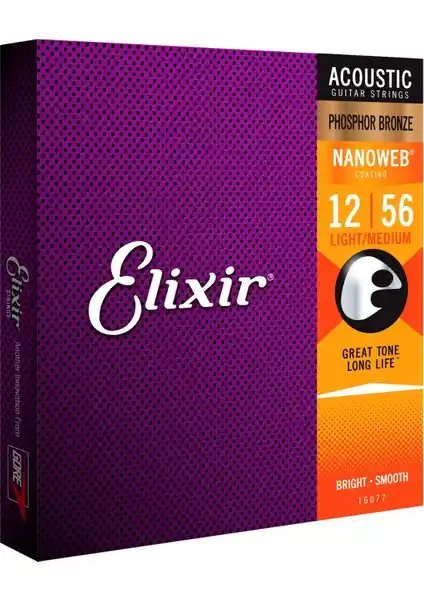 Elixir 16027 Nanoweb Fosfor Bronz Akustik Gitar Teli Dayanıklılık ve Ses Kalitesi