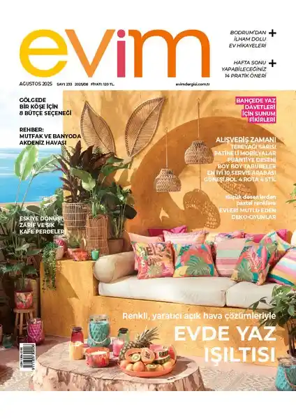 Evim Dergisi ile Ev Dekorasyonunda Samimi ve Yenilikçi Fikirler ve Pratik Çözümler