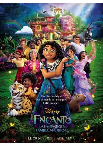 Fidelyo Encanto 2021 Duvar Posteri 70x100 cm Ultra HD Kaliteli ve Dayanıklı Tasarım