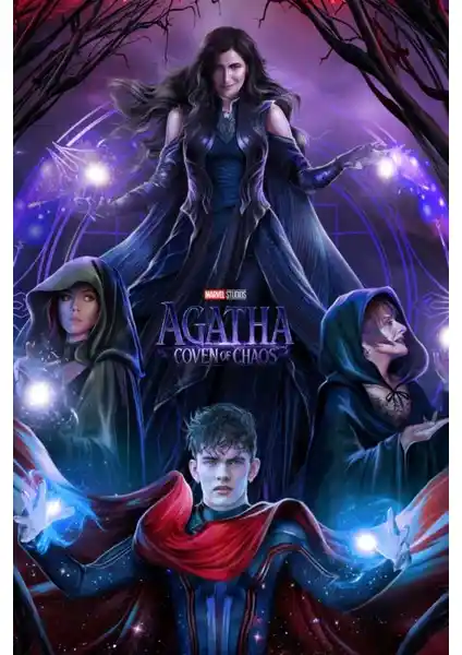 Fidelyo Tasarım Agatha All Along 2024 Poster: Estetik ve Dayanıklı İç Mekan Dekoru