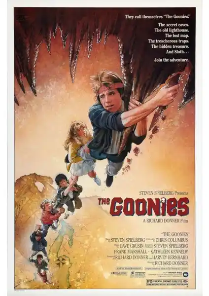 Fidelyo Tasarım Goonies 1985 Poster: Estetik ve Dayanıklı Duvar Dekoru Seçenekleri