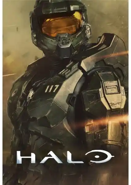 Fidelyo Tasarım Halo 2022 Poster: Modern ve Dayanıklı Duvar Sanatı Çözümü