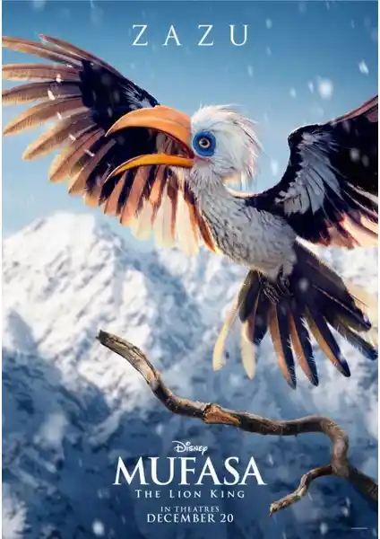 Fidelyo Tasarım Mufasa Aslan Kral 2024 Poster ile Evlerinize Sanatsal Dokunuşlar