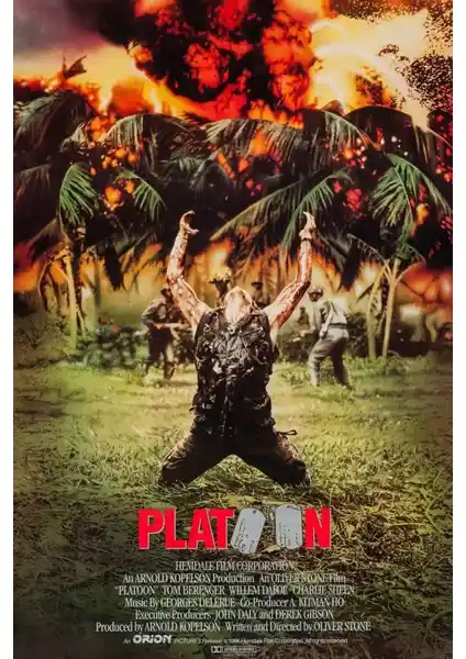 Fidelyo Tasarım Platoon 1986 Poster: Estetik ve Dayanıklılığı Bir Arada Sunan Modern Dekorasyon Ürünü