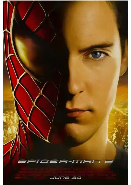 Fidelyo Tasarım Spider-Man 2 (2004) Temalı Poster: Dayanıklı ve Estetik Dekorasyon Parçası